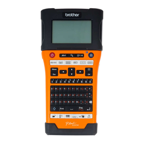 Brother PT-E550W Quick setup guide