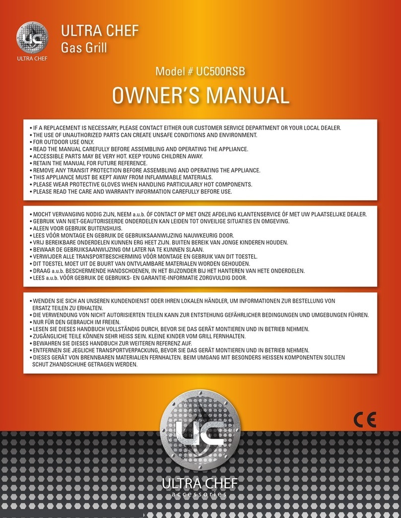 Ultra chef UC500RSB User manual