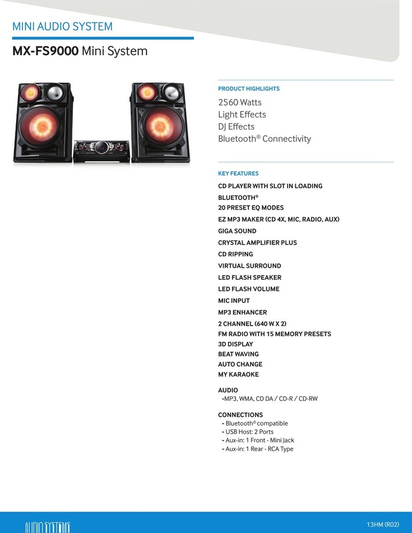 Samsung MX-FS9000 quick guide