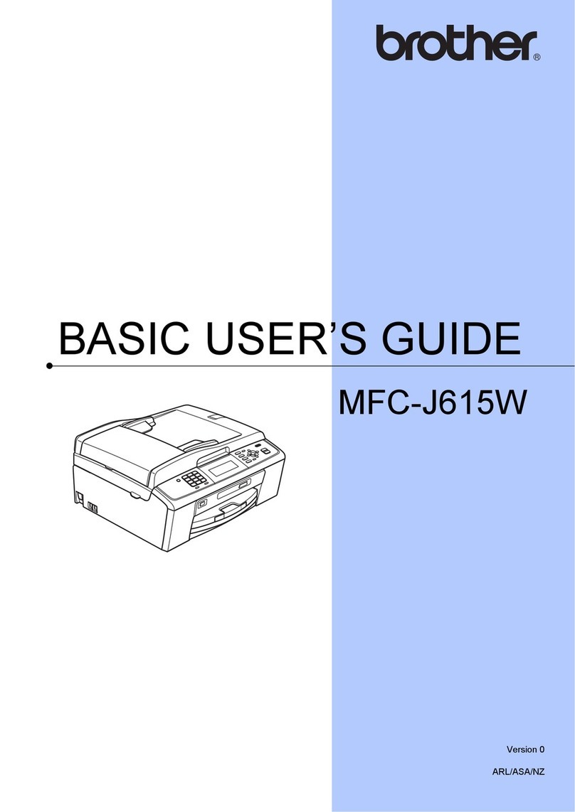 Brother MFC-J615W Operating and maintenance manual