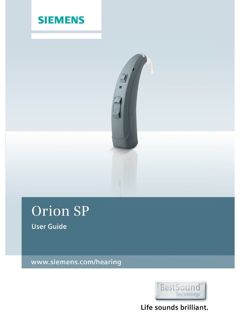Siemens Orion SP User manual