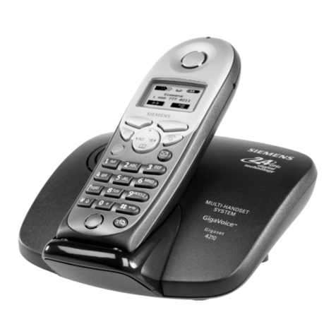 Siemens Gigaset 4210 User manual