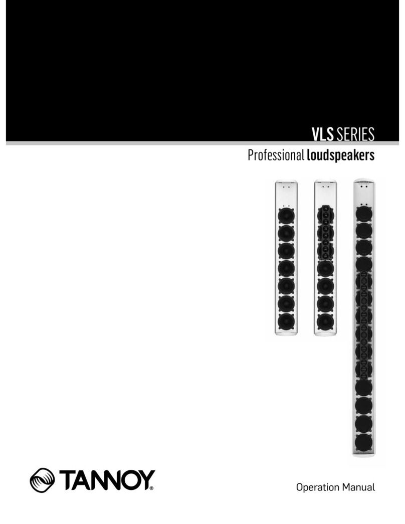 Tannoy VLS 7 Operation manual