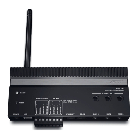 RTI XP-3 Installation and operation guide
