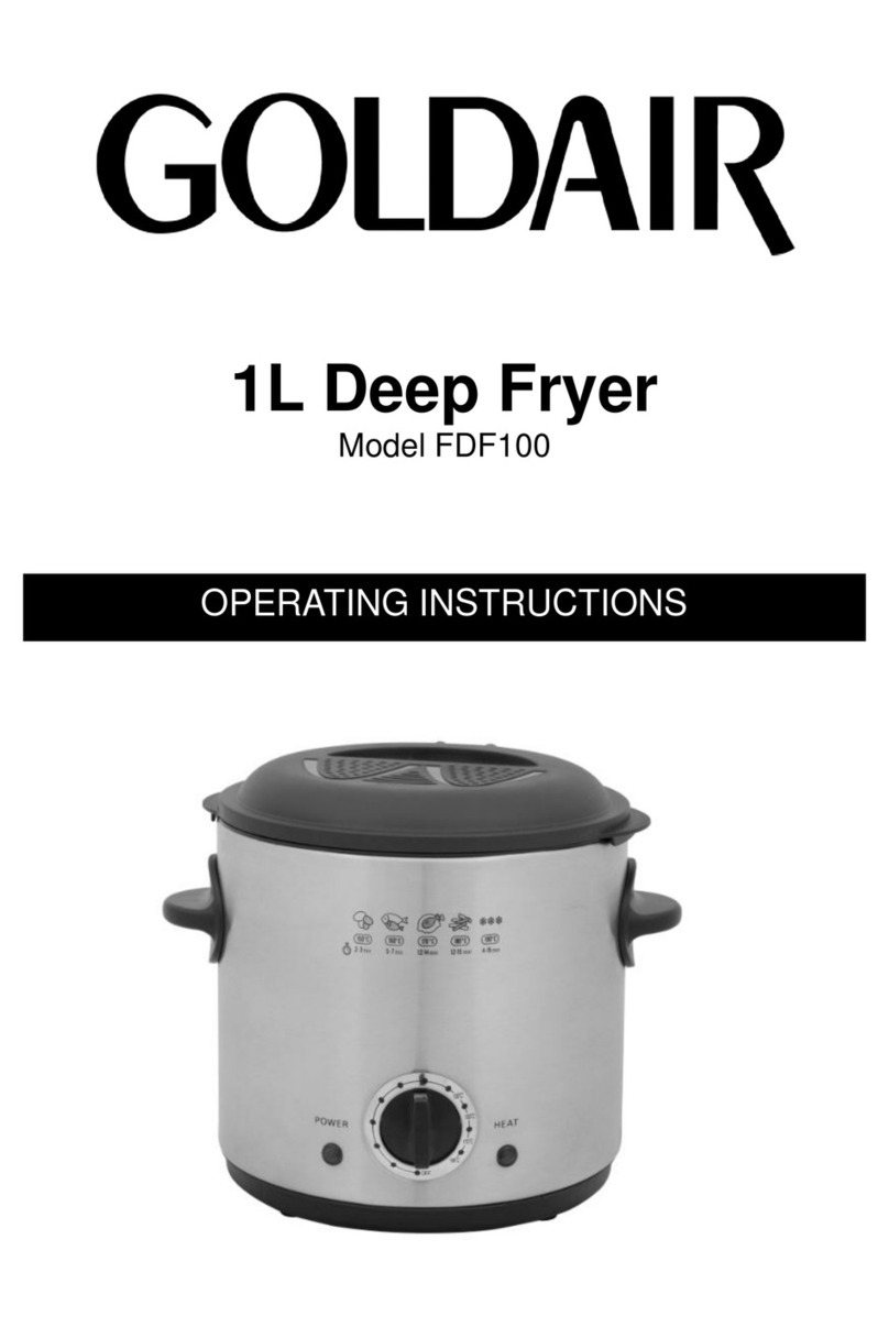 Goldair FDF100 operating instructions