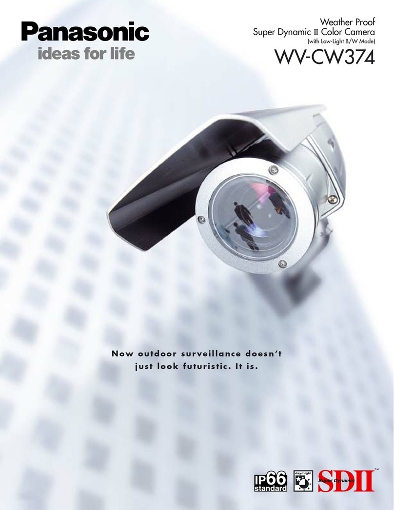 Panasonic WV-CW374 User manual