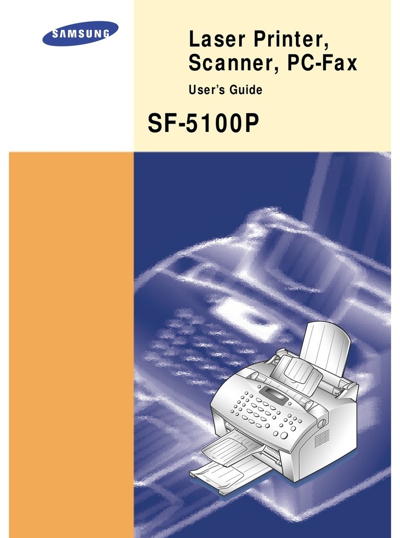 Samsung SF-5100P User manual Samsung SF-5100P User manual