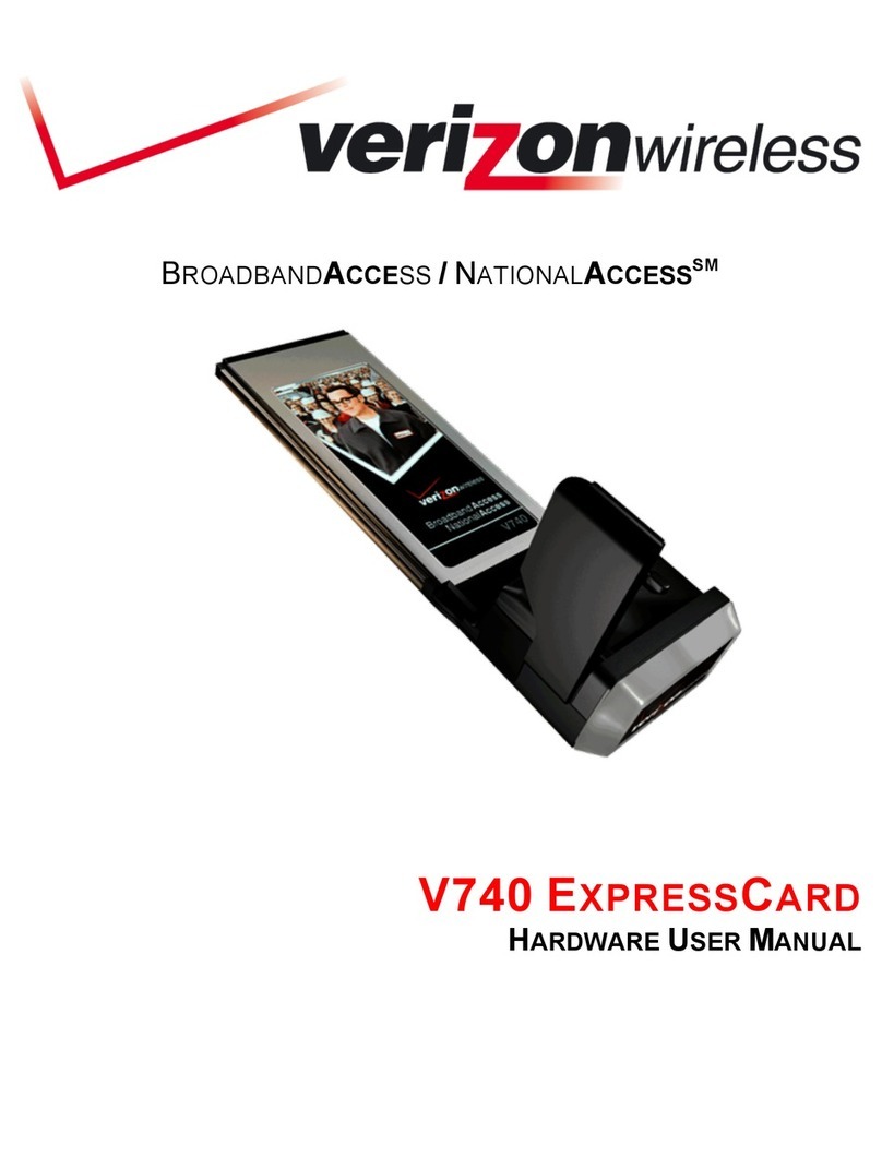 Verizon Wireless V740 Expressed Card user manual Verizon Wireless V740 Expressed Card user manual