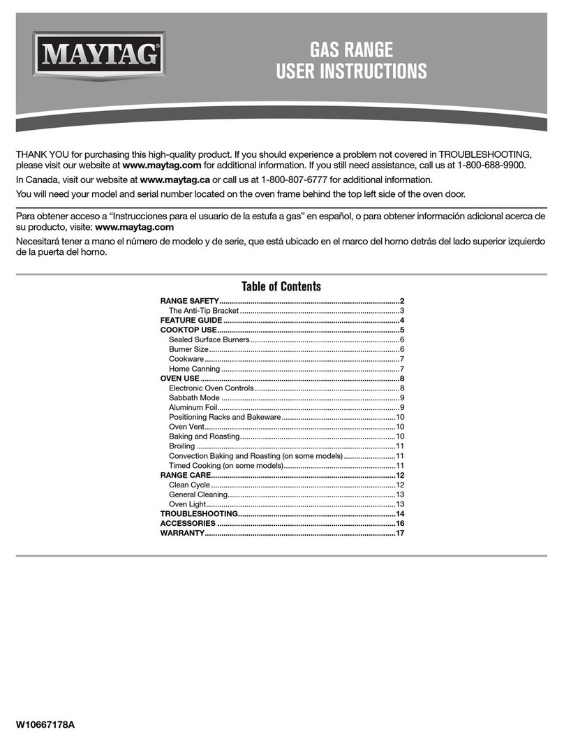 Maytag W10667178A User instructions