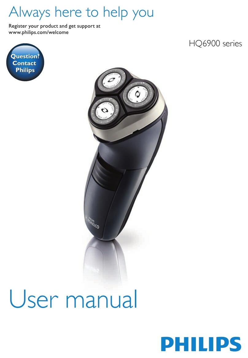 Philips HQ6900 series User m User manual