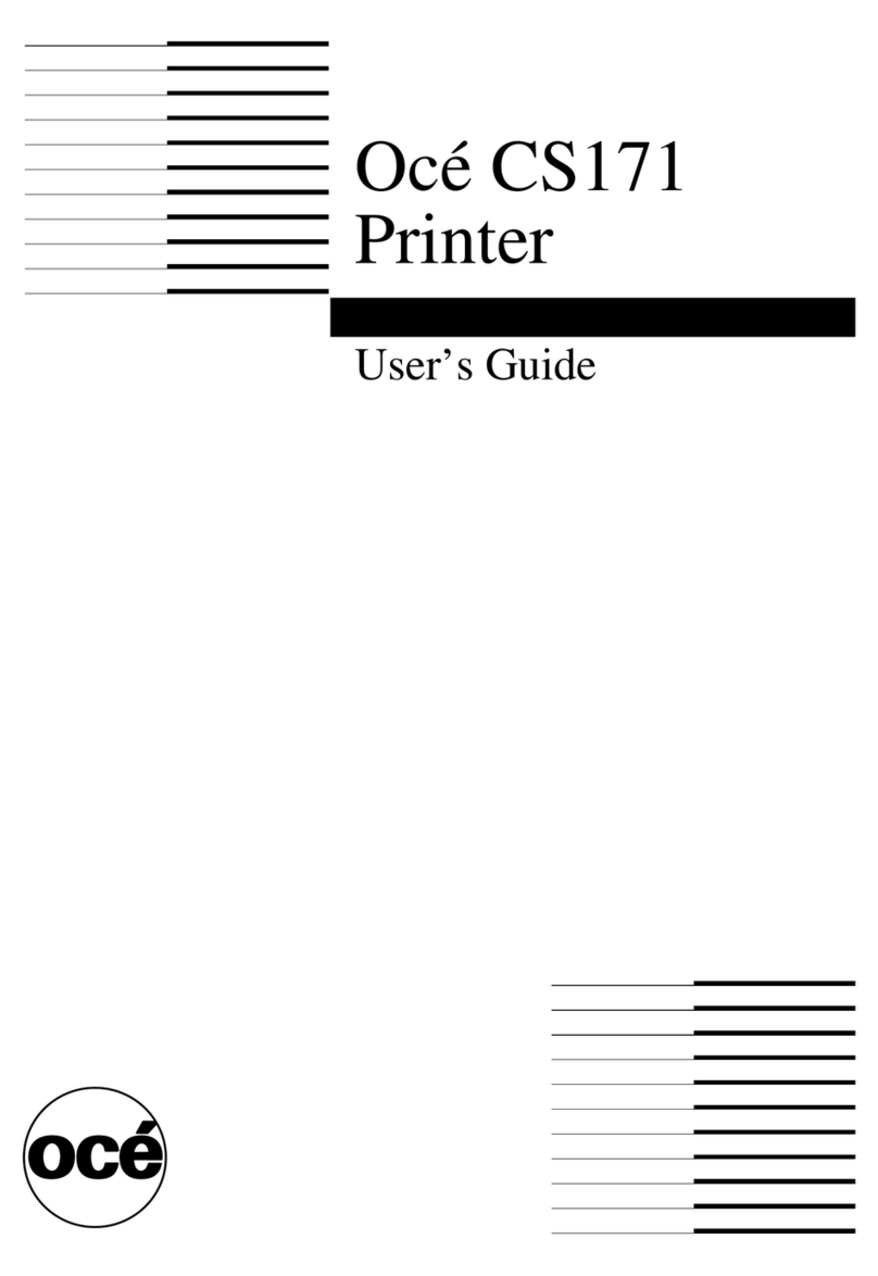 Oce CS171 User manual
