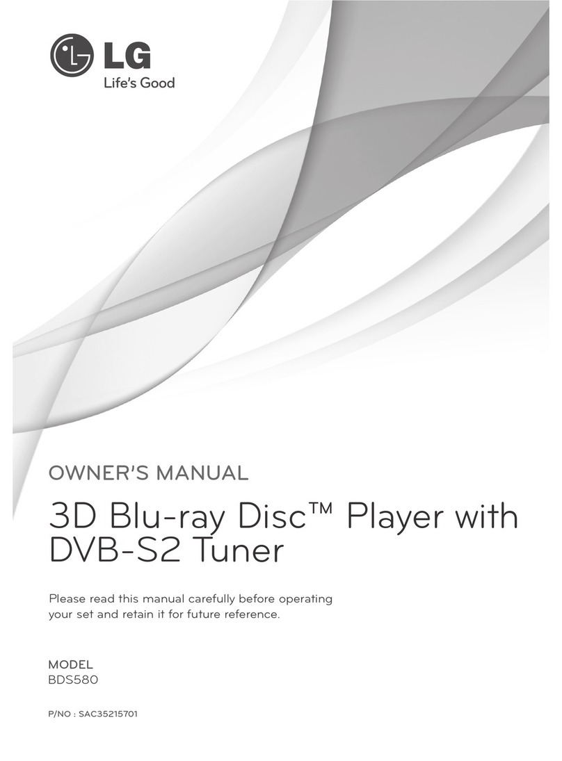 LG BDS580 User manual