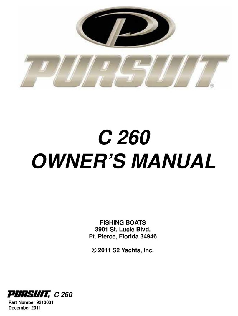 PURSUIT C 260 User manual