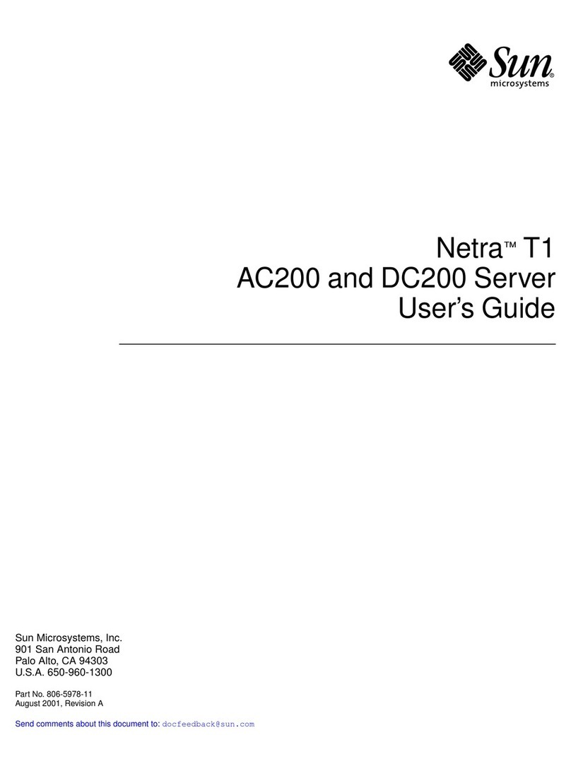 Sun Microsystems AC200 User manual