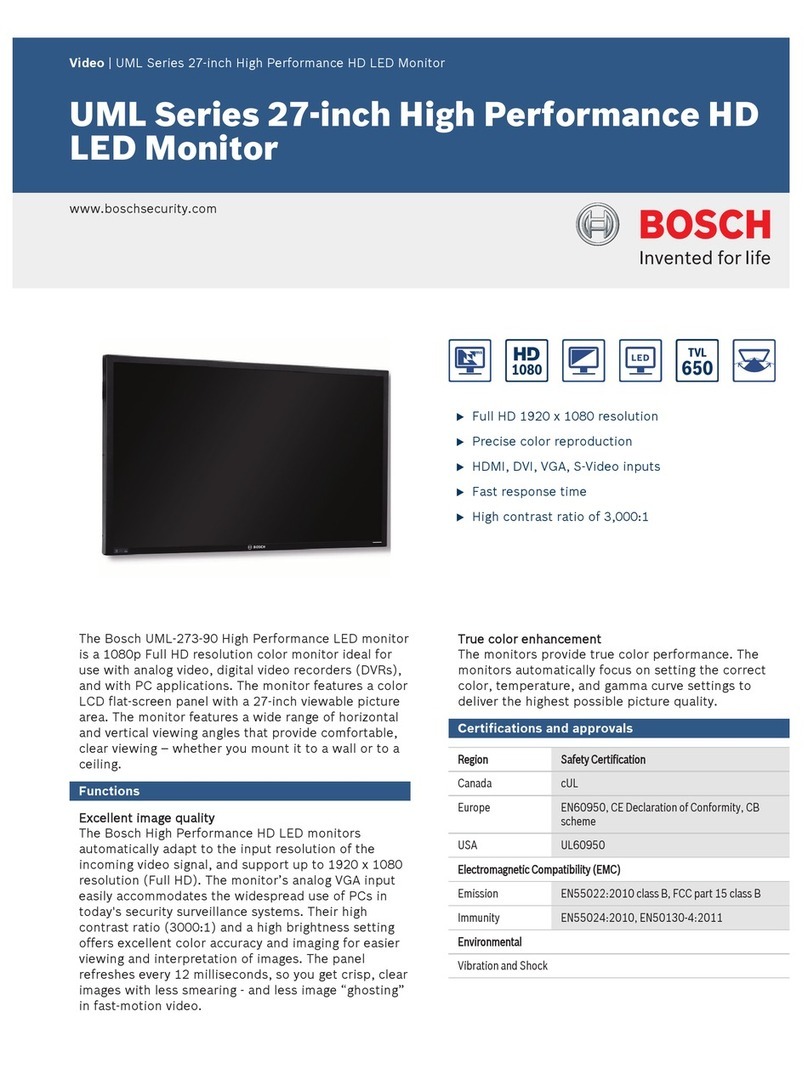 Bosch UML-273-90 User manual