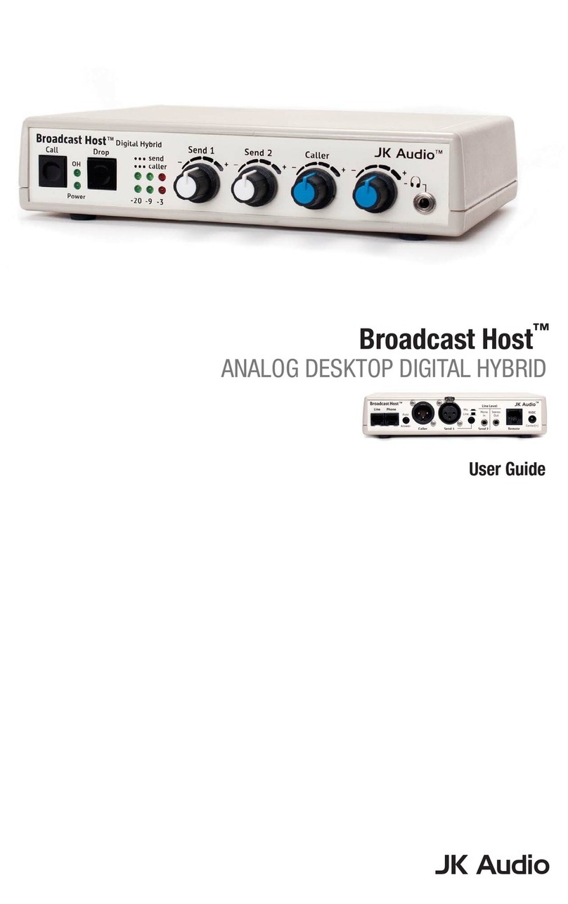 JK Audio Broadcast Host user guide