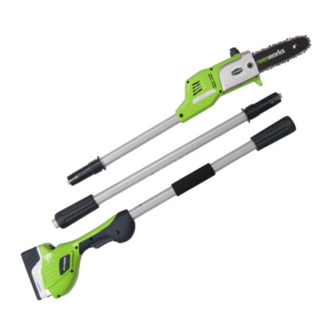 GreenWorks 20612 owner's manual
