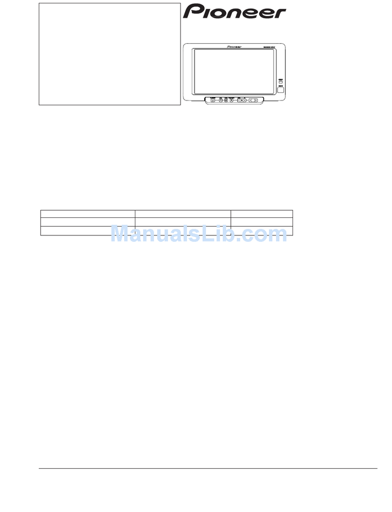 Pioneer AVD-W6010 User manual