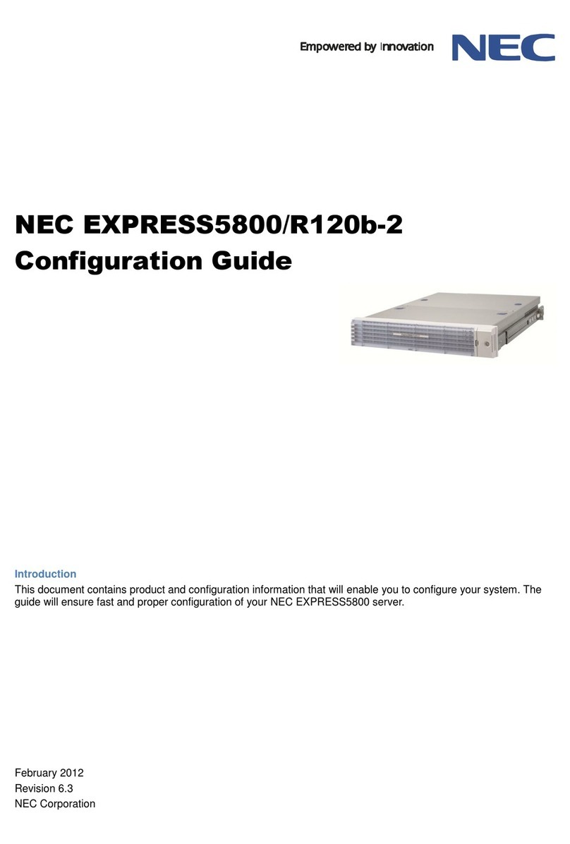 NEC NEC Express5800 Series Configuration guide