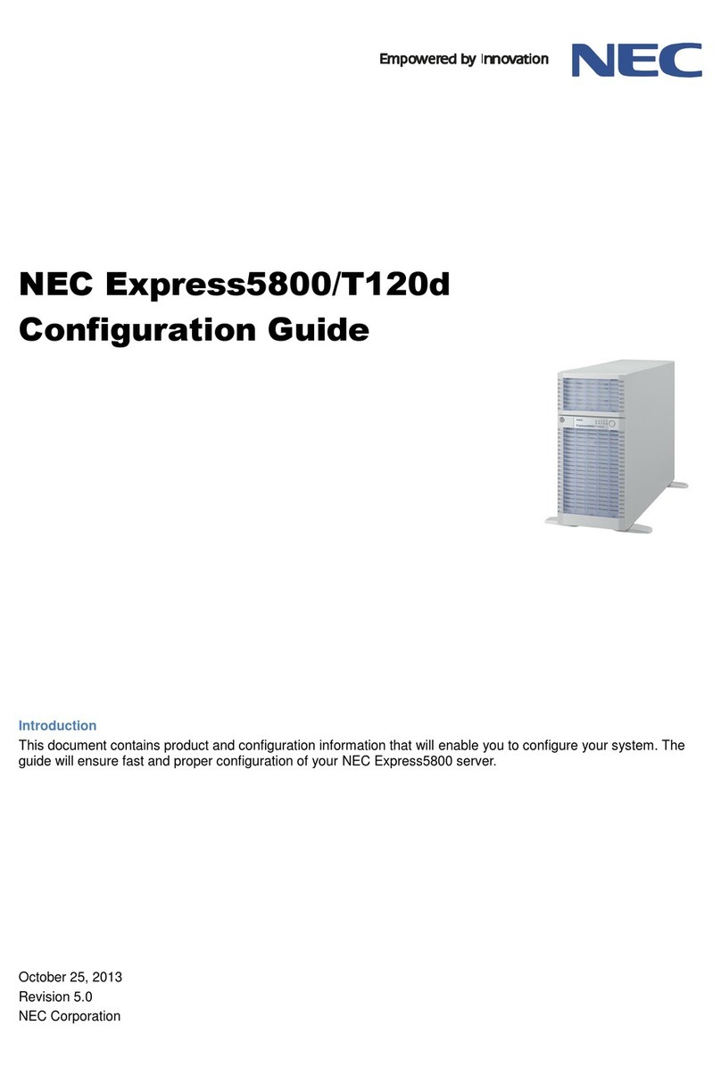 NEC NEC Express5800 Series User manual