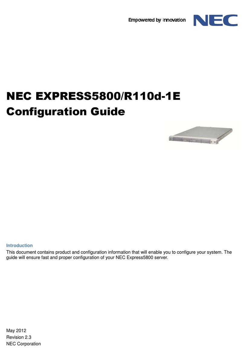 NEC NEC Express5800 Series User manual