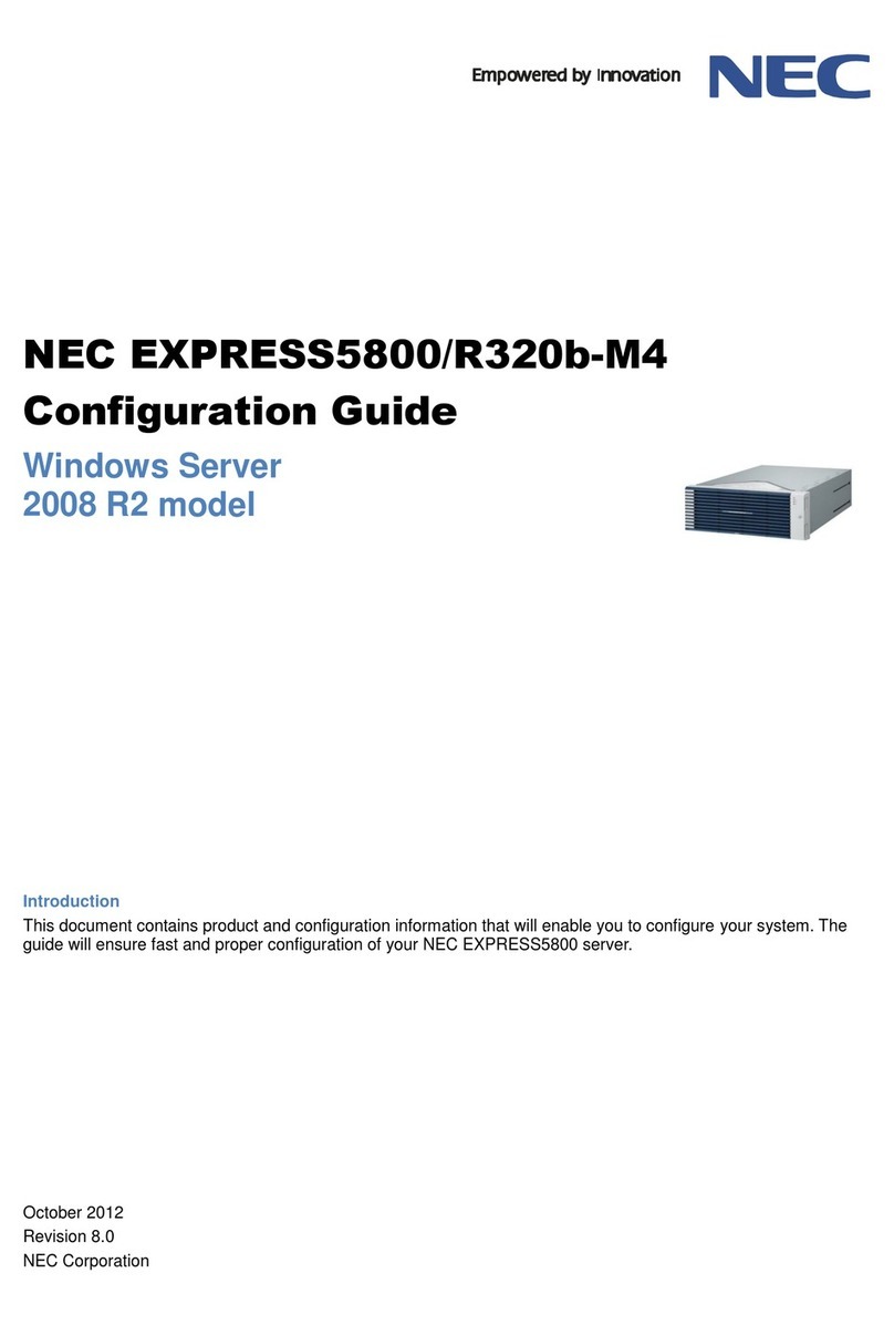 NEC NEC Express5800 Series Configuration guide