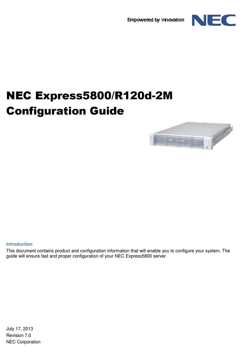 NEC NEC Express5800 Series User manual