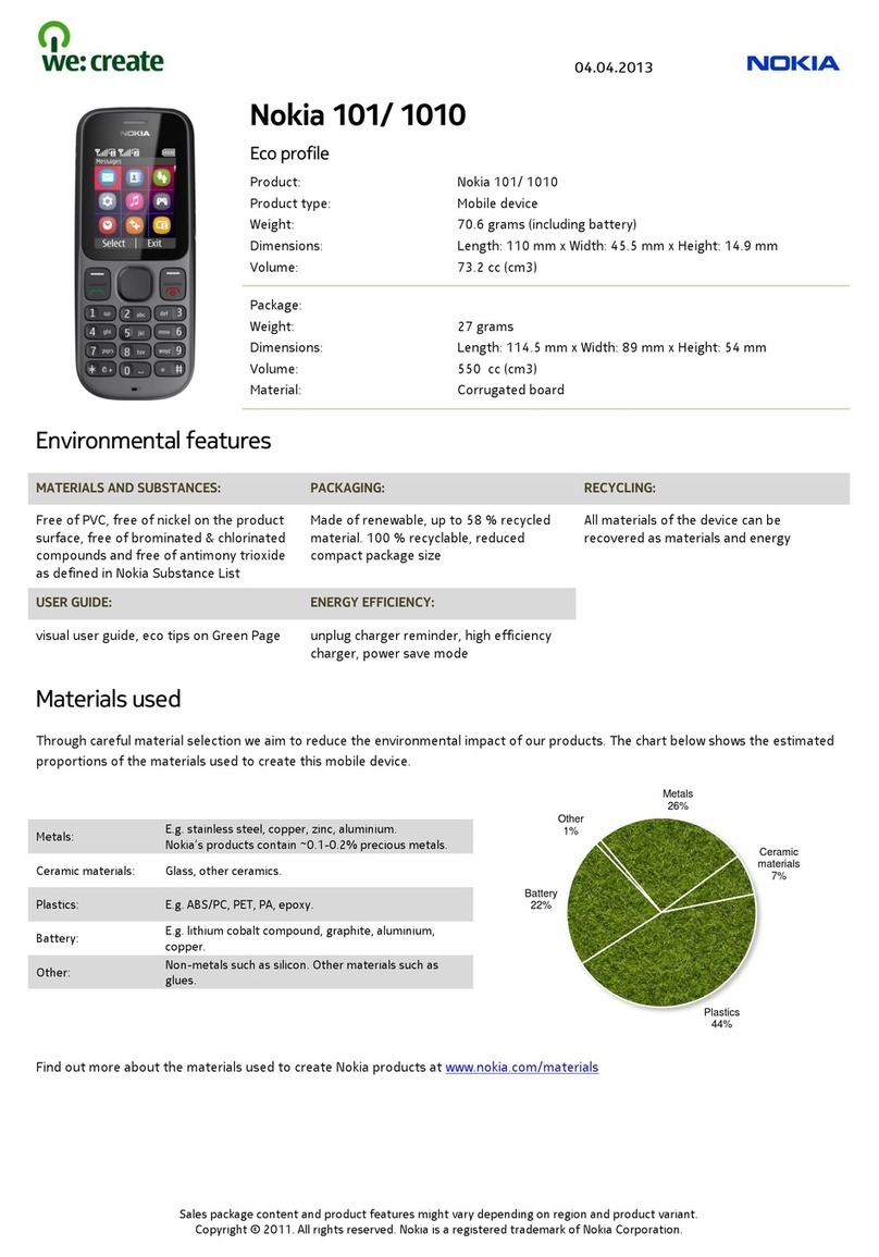 Nokia 101 Owner's manual Nokia 101 Owner's manual