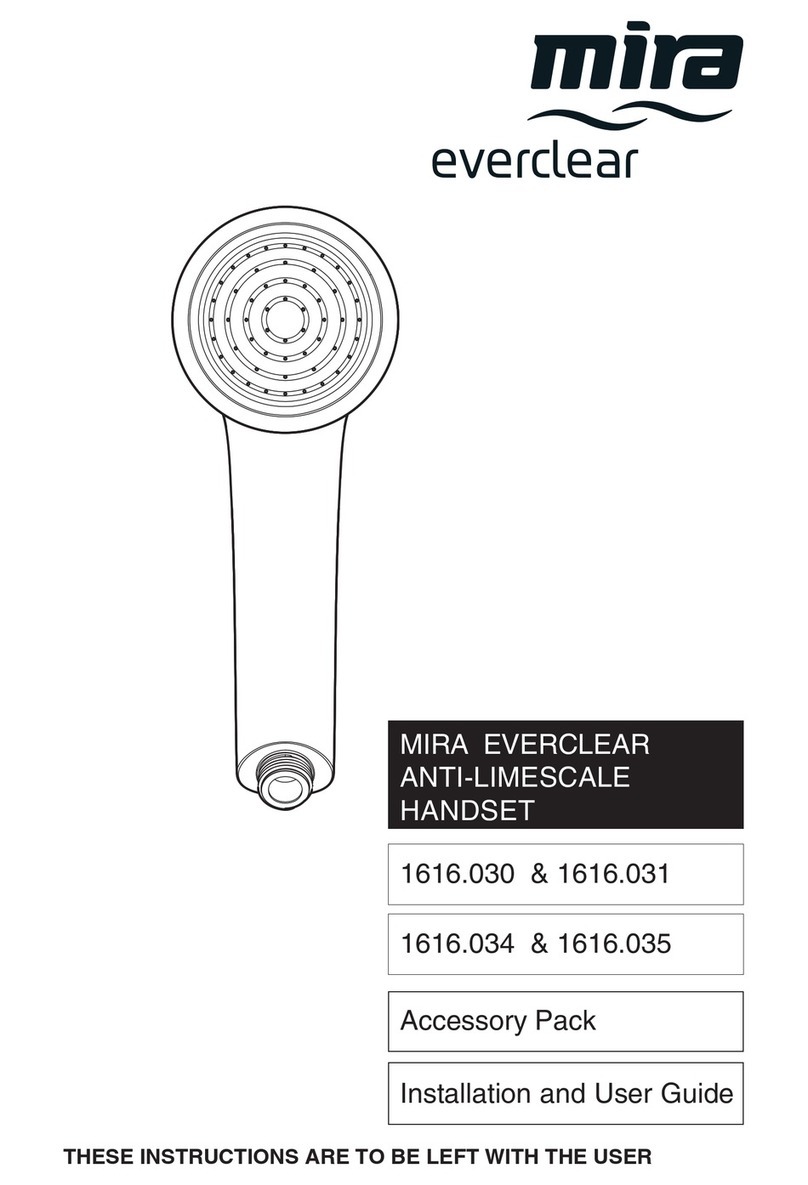 Mira everclear Installation and user guide