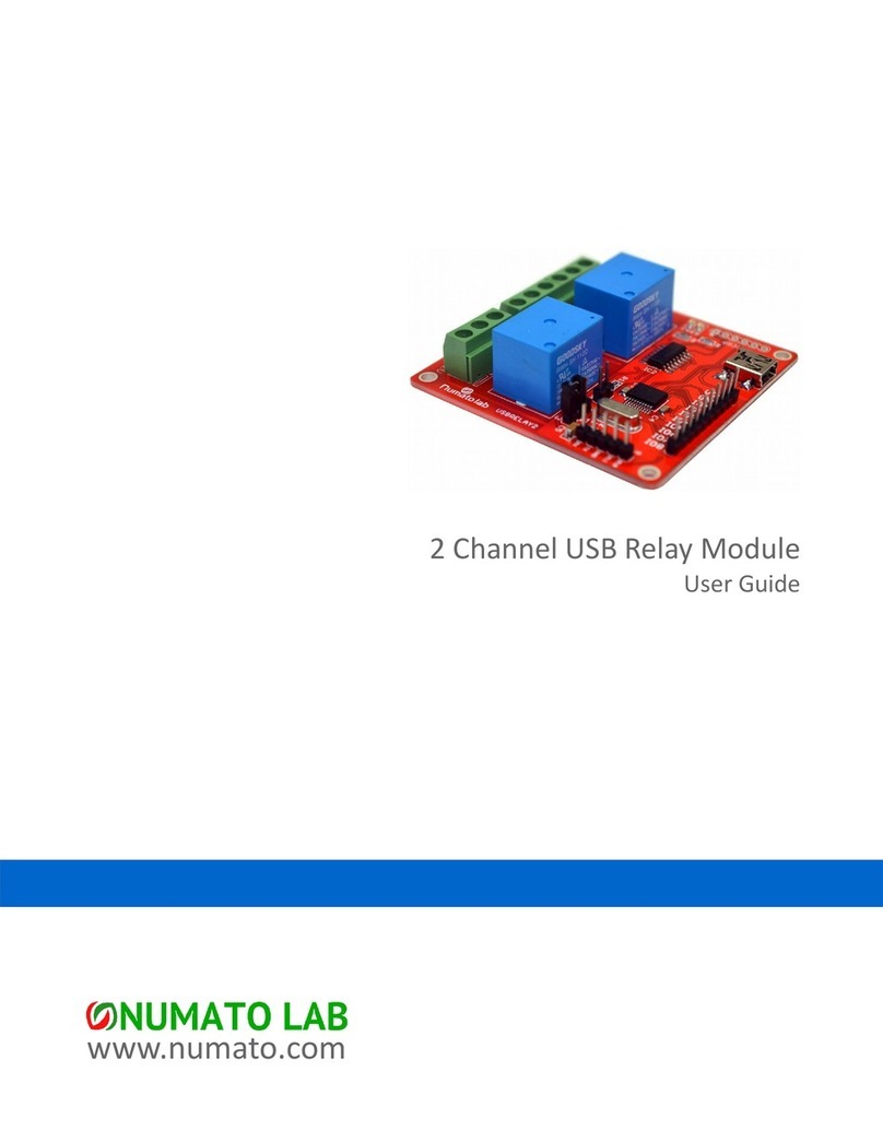 Numato 2 Channel USB Relay Module user guide