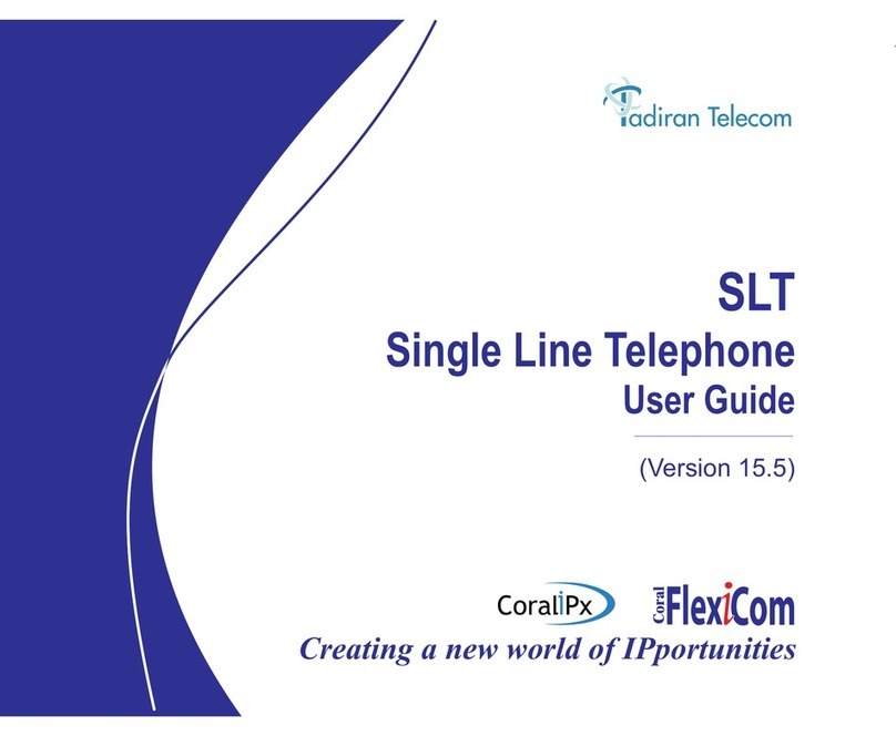 Tadiran Telecom SLT user guide
