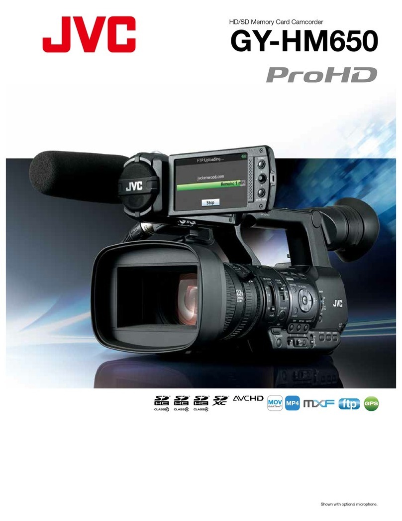 JVC ProHD GY-HM650 User manual