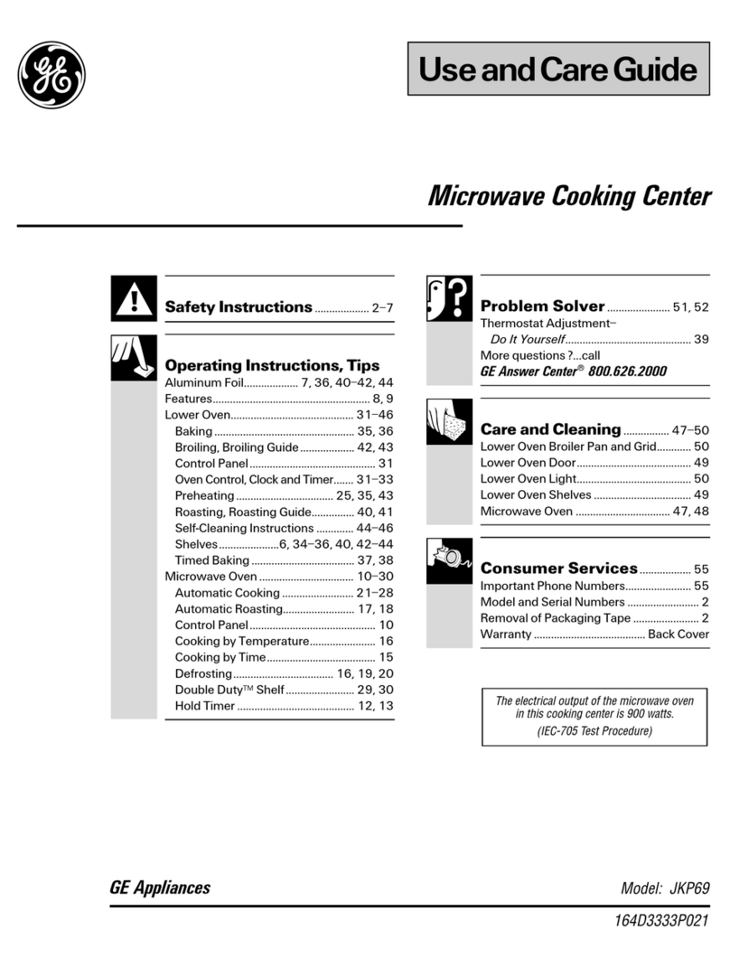 GE JKP69 User manual