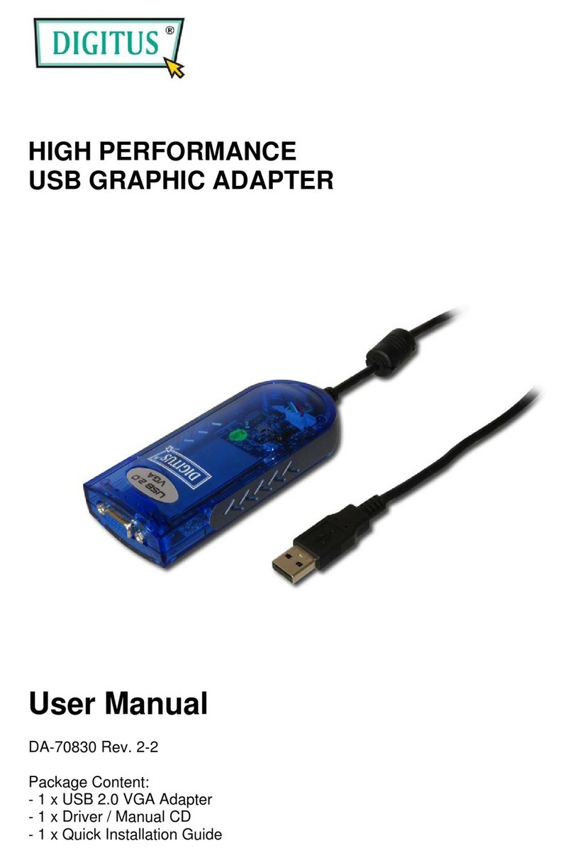 Digitus DA-70830 User manual Digitus DA-70830 User manual