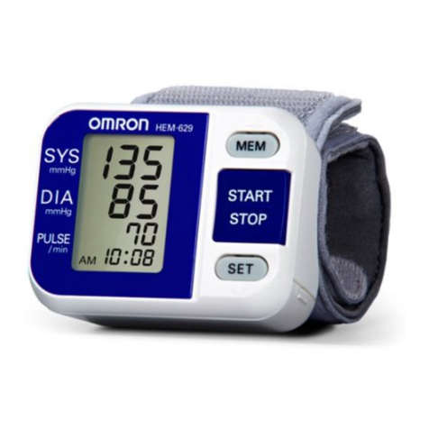 Omron HEM-629 User manual Omron HEM-629 User manual