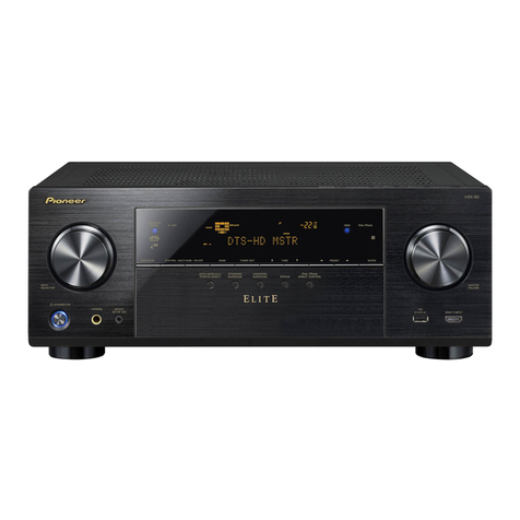 Pioneer VSX-80 Elite quick start guide
