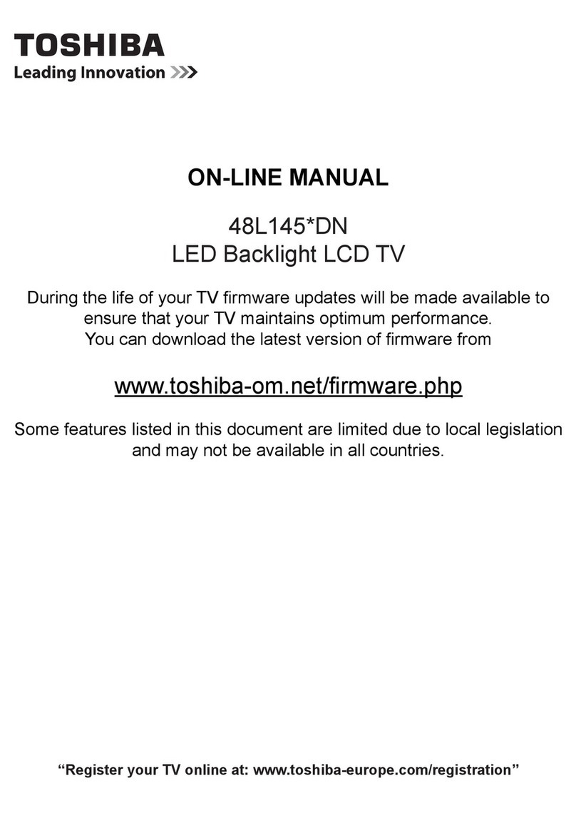 Toshiba 48L145 DN Setup guide