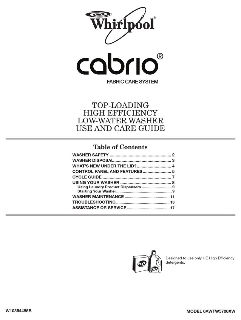 Whirlpool Cabrio 6AWTW5700XW user guide