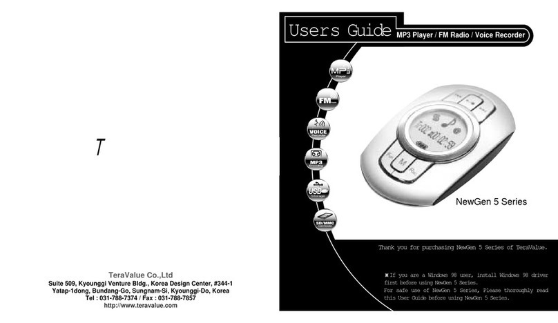 TeraValue NewGen 5 Series user guide