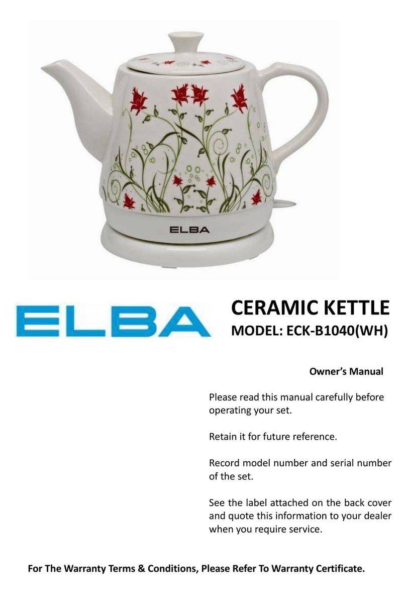 Elba ECK-B1040 owner's manual
