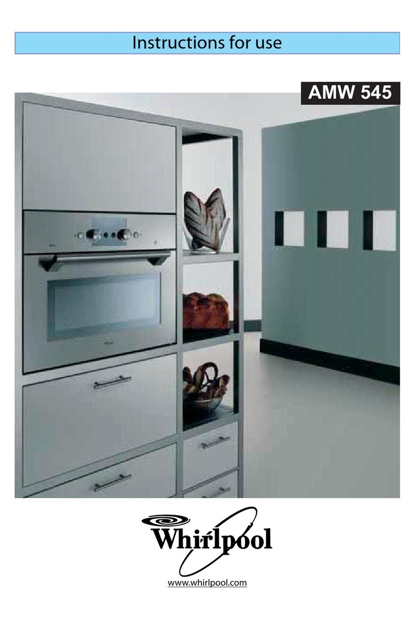 Whirlpool AMW 545 Instructions for use