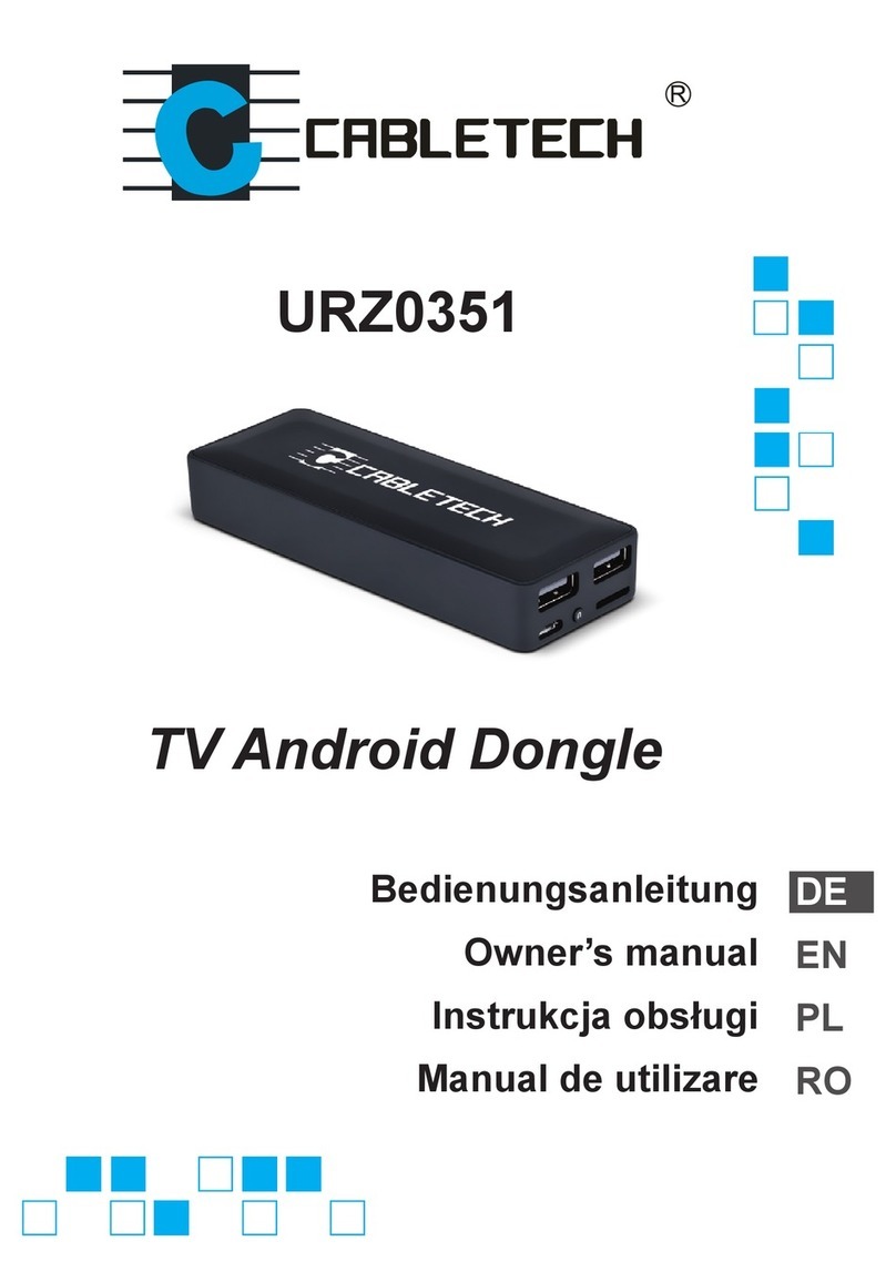 Cabletech URZ0351 owner's manual