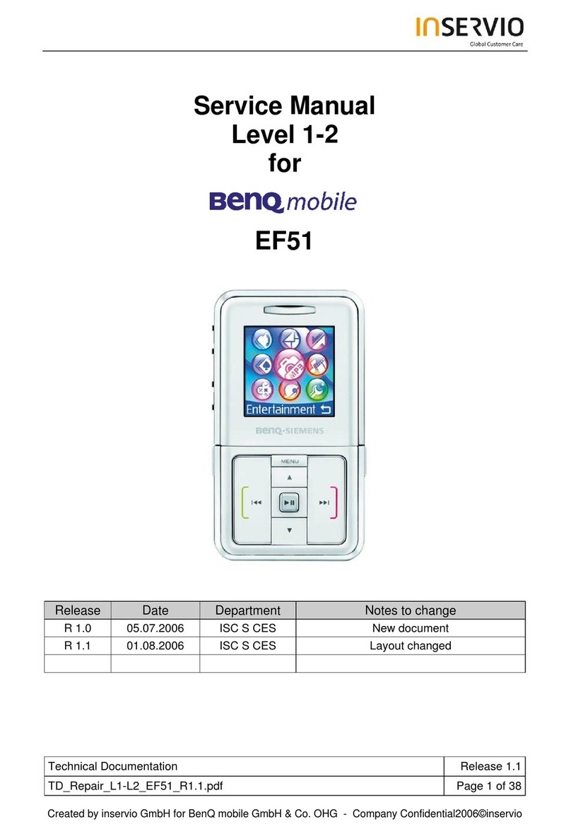 BenQ mobile EF51 User manual BenQ mobile EF51 User manual