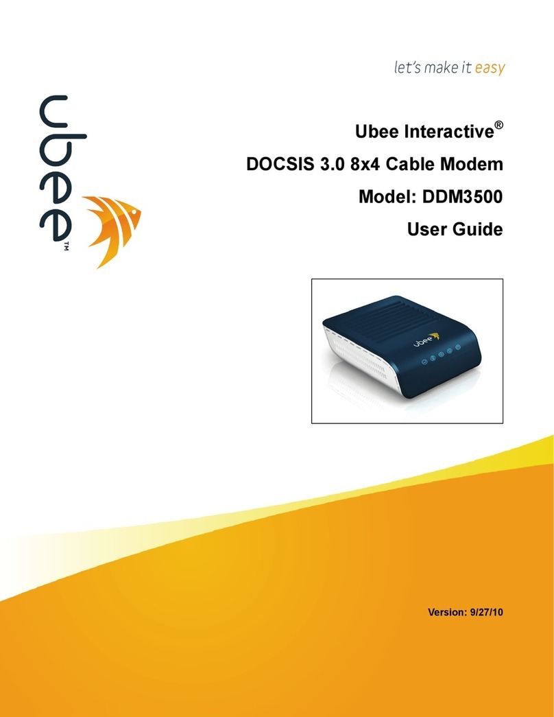 Ubee Interactive DDM3500 user guide