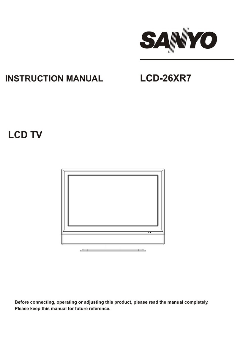 Sanyo LCD-26XR7 User manual