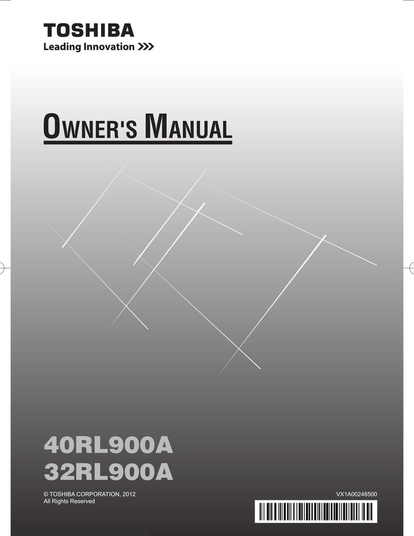 Toshiba 40RL900A User manual