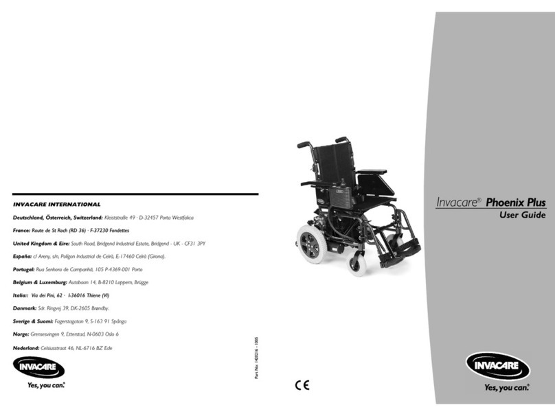 Invacare PHOENIX PLUS User manual