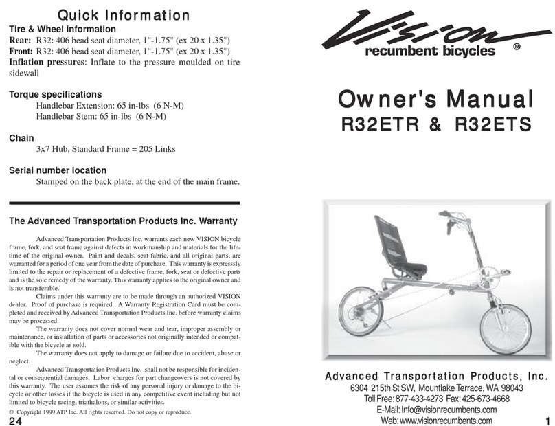 Vision R32ETR User manual