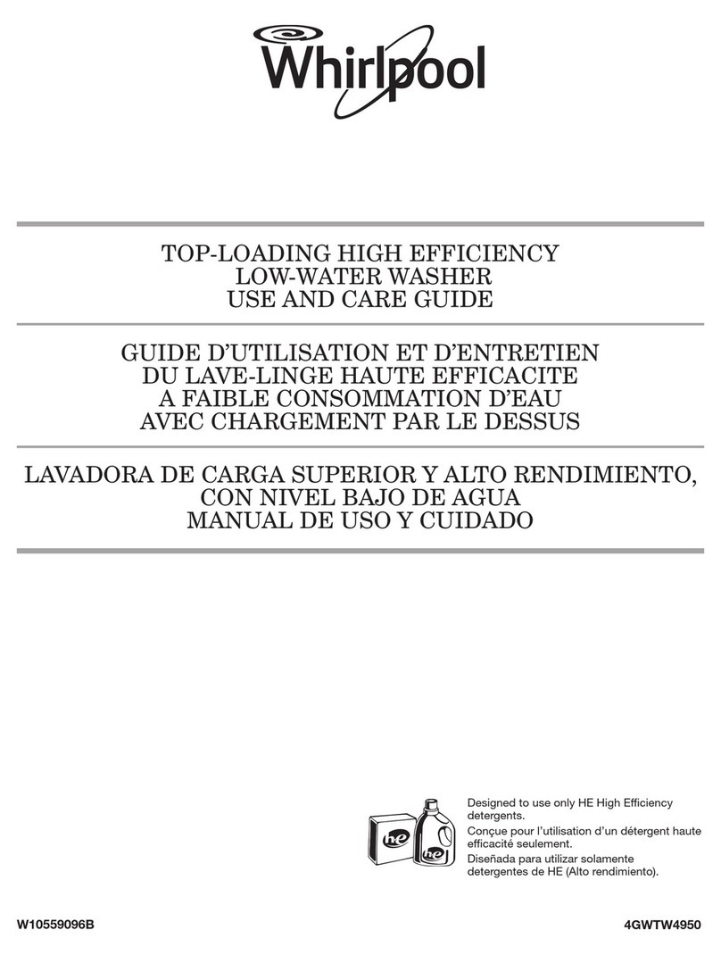 Whirlpool W10559096B Use and care guide