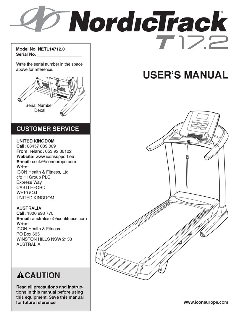 NordicTrack NETL14712.0 User manual